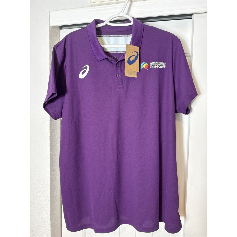 ASICS  World Athletics Championships Oregon 2022 Polo - Unisex Size 3XL  w/TAGS